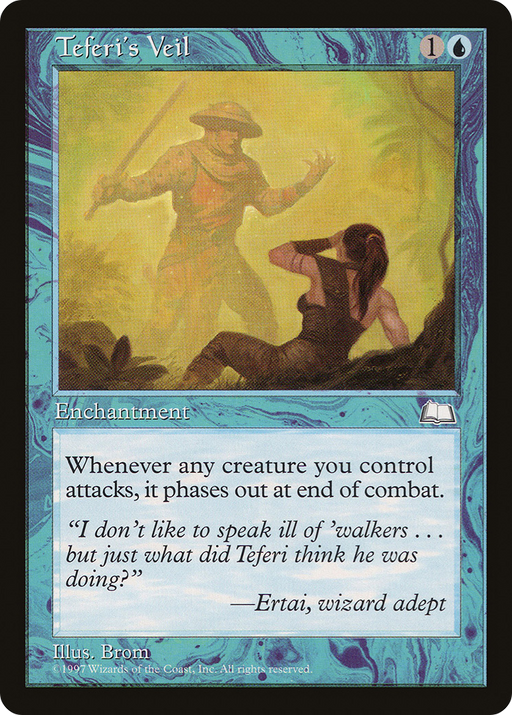 Teferi's Veil (WTH-053) [Weatherlight] MTG Single Wizards of the Coast
