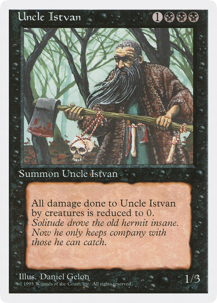 Uncle Istvan (4ED-165) [Fourth Edition] MTG Single Wizards of the Coast
