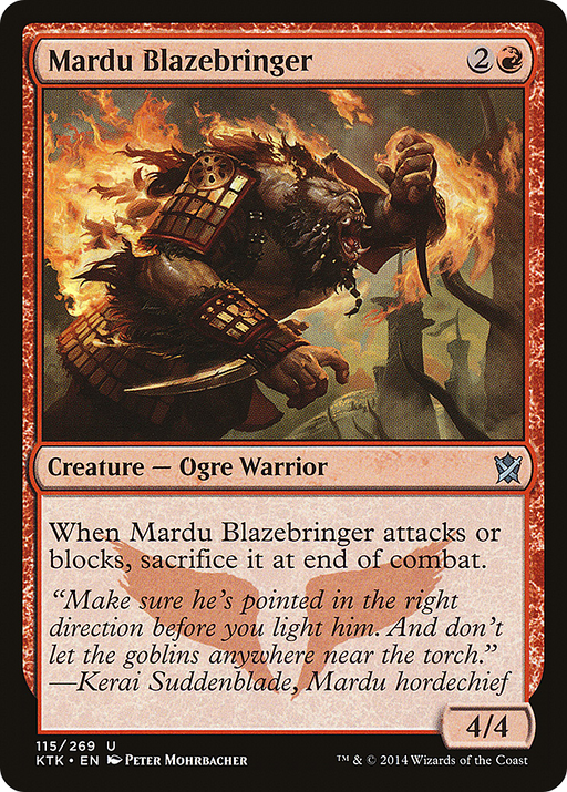 Mardu Blazebringer (KTK-115) [Khans of Tarkir] MTG Single Wizards of the Coast