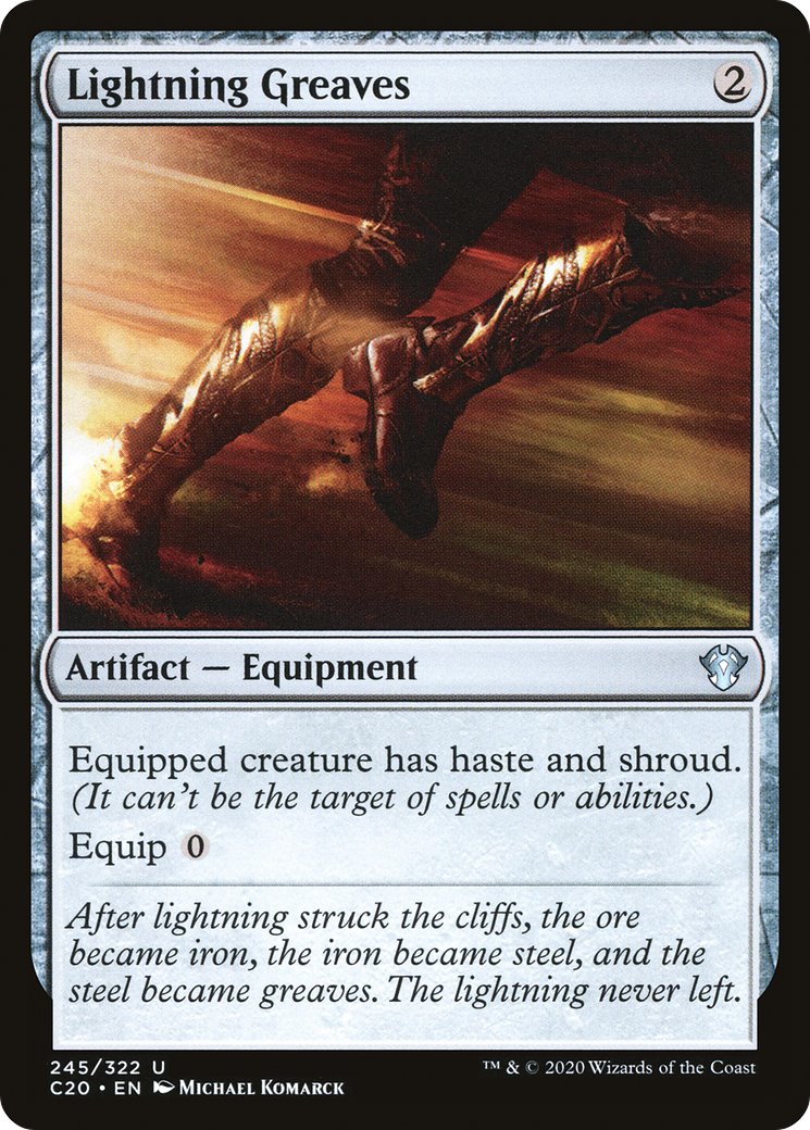 Lightning Greaves (C20-245) [Commander 2020] MTG Single Wizards of the Coast