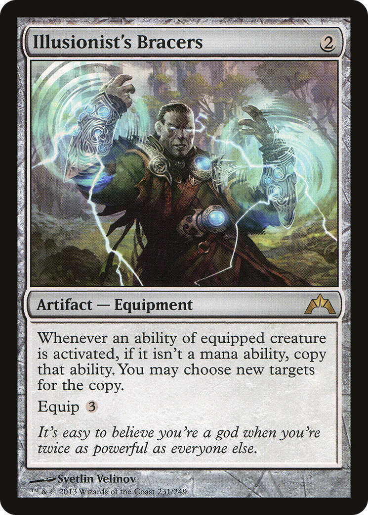 Illusionist's Bracers (GTC-231) [Gatecrash] MTG Single Wizards of the Coast
