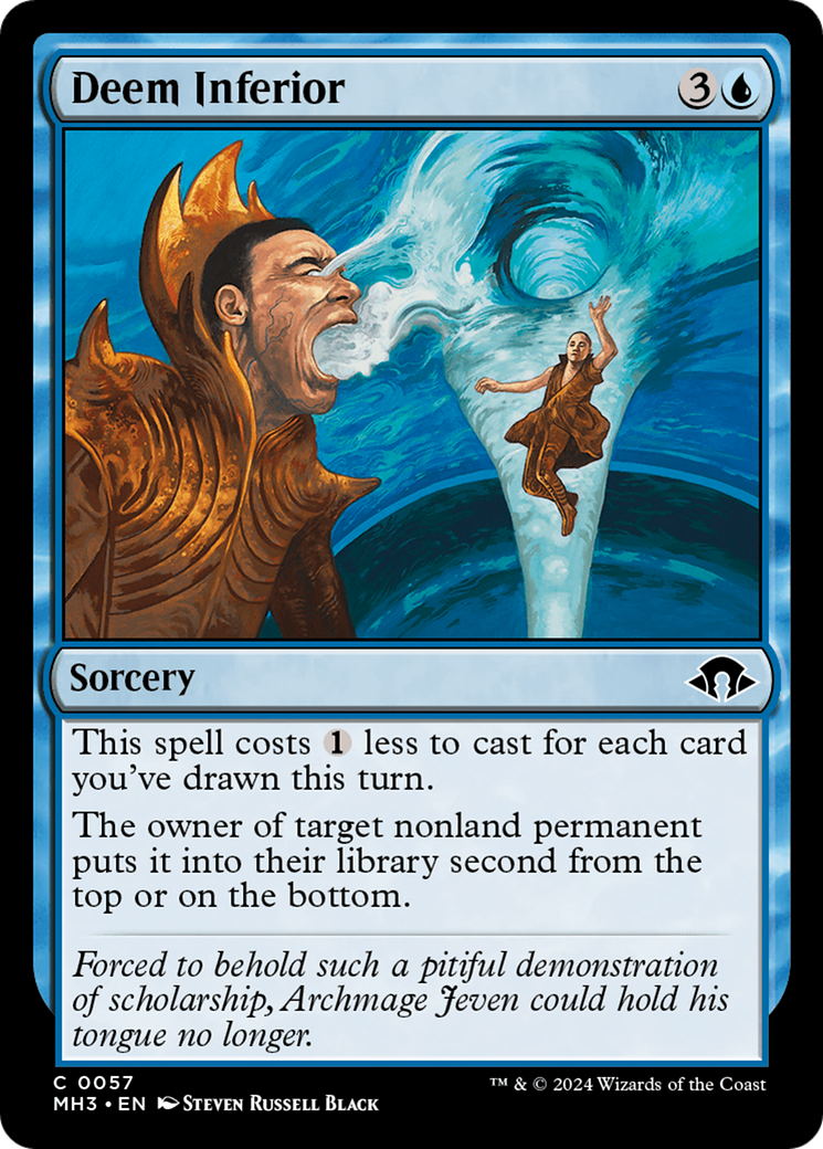 Deem Inferior (MH3-057) [Modern Horizons 3] MTG Single Wizards of the Coast