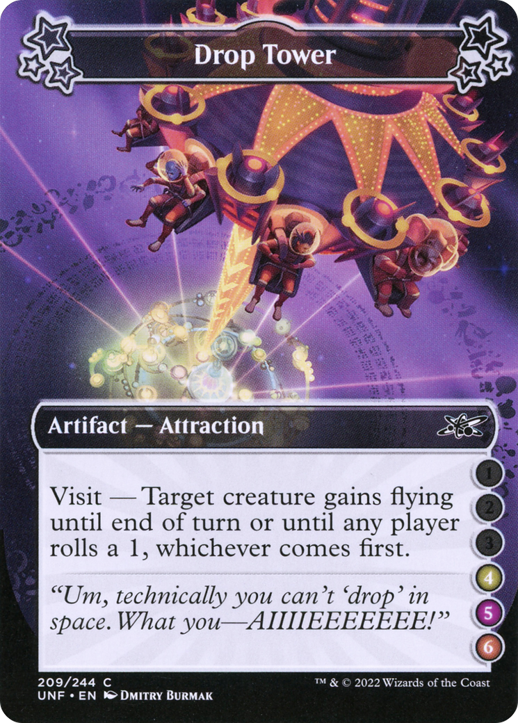 Drop Tower (UNF-209F) [Unfinity] Foil MTG Single Wizards of the Coast