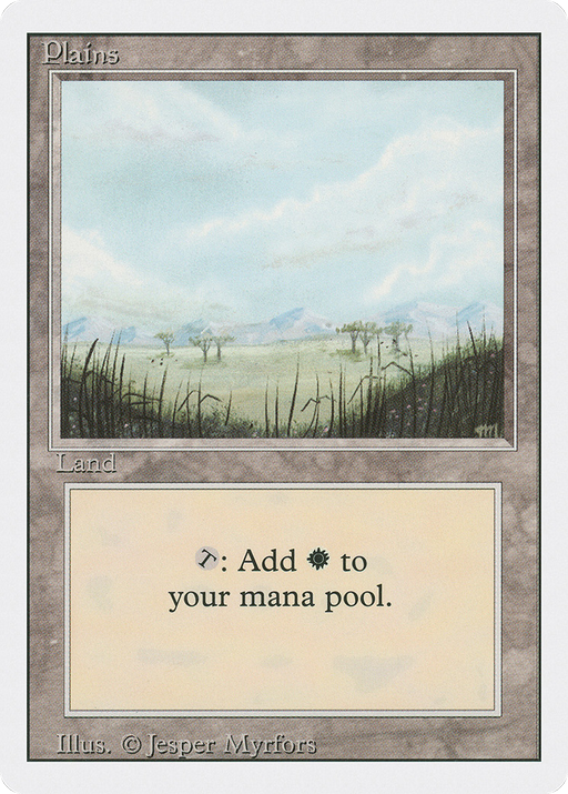 Plains (B) (3ED-294) [Revised Edition] MTG Single Wizards of the Coast