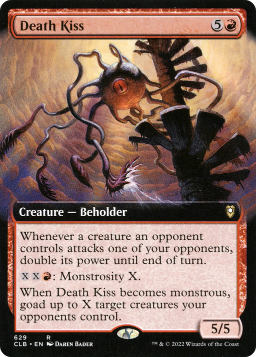 Death Kiss (CLB-629) [Commander Legends: Battle for Baldur's Gate] (Extended Art) MTG Single Wizards of the Coast