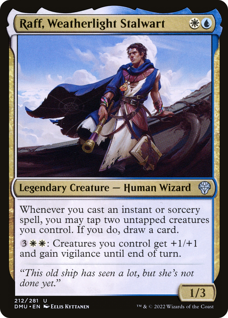 Raff, Weatherlight Stalwart (DMU-212) [Dominaria United] MTG Single Wizards of the Coast