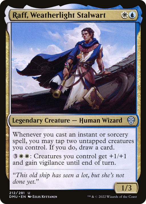 Raff, Weatherlight Stalwart (DMU-212) [Dominaria United] Foil MTG Single Wizards of the Coast