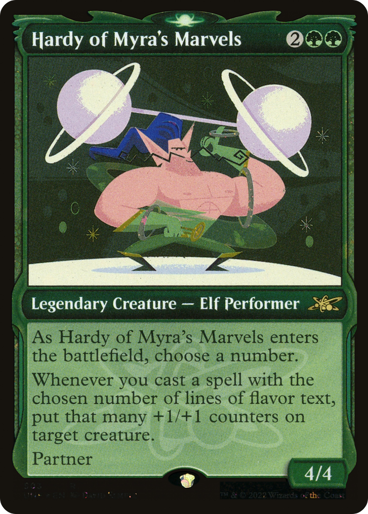 Hardy of Myra's Marvels (Galaxy Foil) (UNF-503) [Unfinity] (Showcase) Foil MTG Single Wizards of the Coast