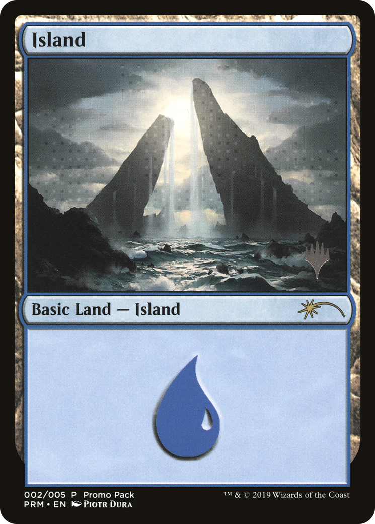 Island (PPM20-002) [M20 Promo Packs] MTG Single Wizards of the Coast