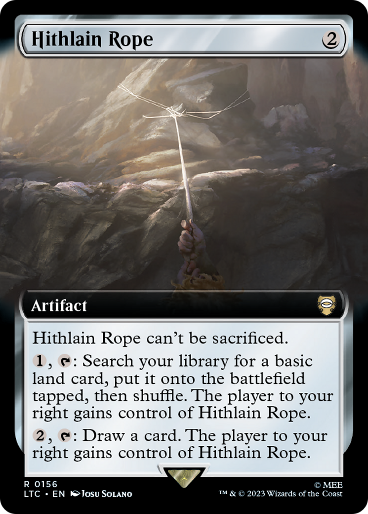 Hithlain Rope (LTC-156) [Tales of Middle-earth Commander] (Extended Art) Foil MTG Single Wizards of the Coast
