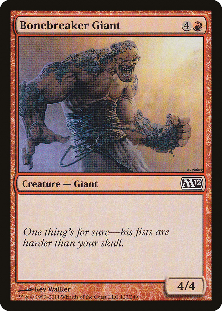 Bonebreaker Giant (M12-123) [Magic 2012] Foil MTG Single Wizards of the Coast