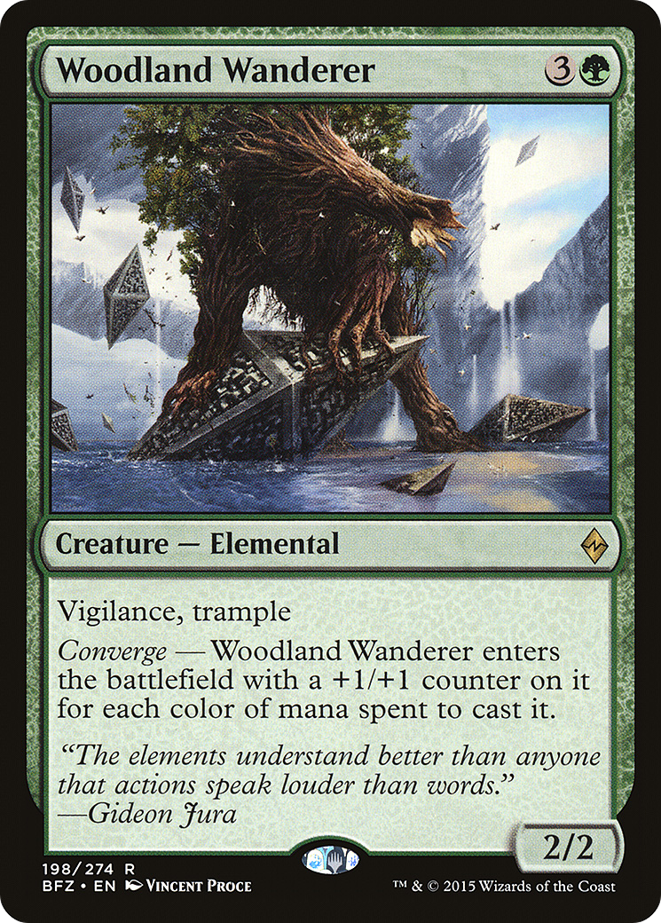 Woodland Wanderer (BFZ-198) [Battle for Zendikar] MTG Single Wizards of the Coast