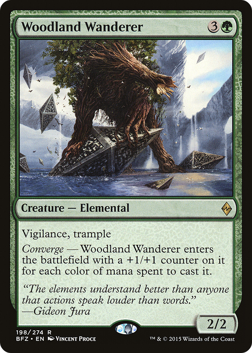 Woodland Wanderer (BFZ-198) [Battle for Zendikar] MTG Single Wizards of the Coast