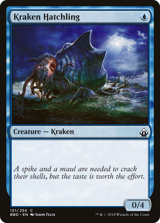 Kraken Hatchling (BBD-121) [Battlebond] MTG Single Wizards of the Coast