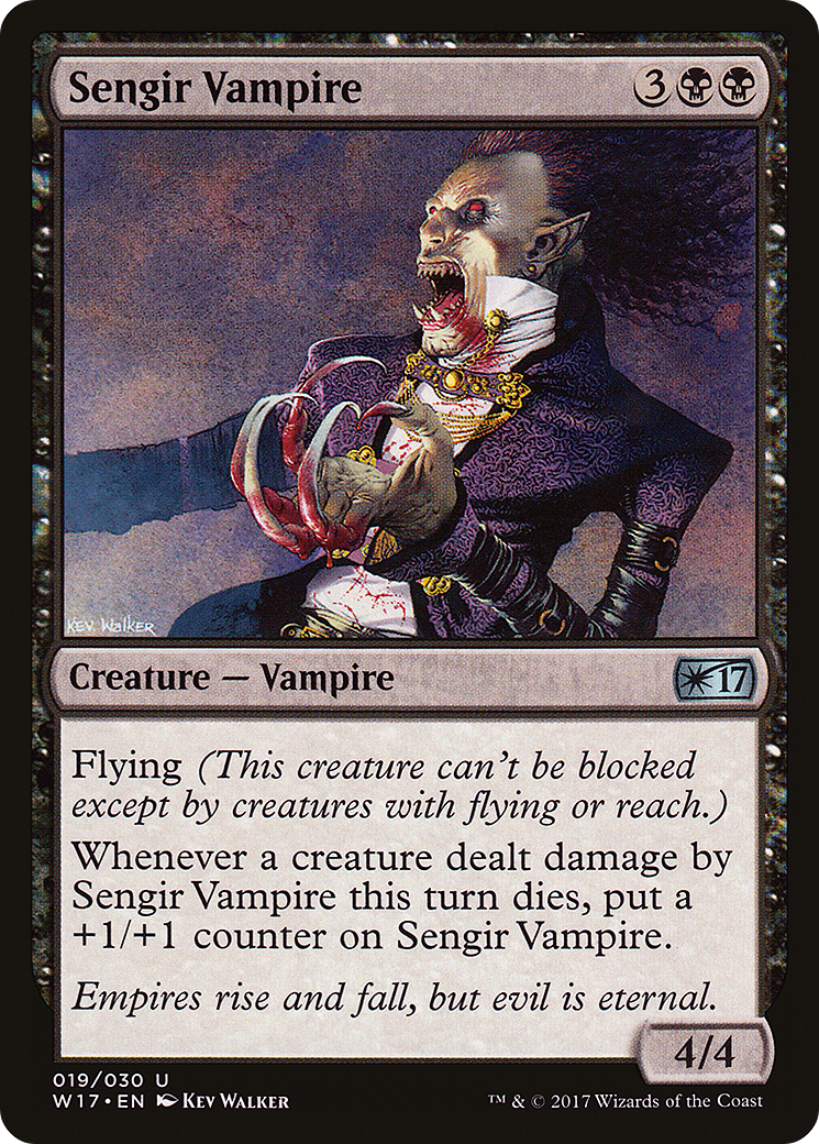 Sengir Vampire (W17-019) [Misc] Welcome Deck 2017 MTG Single Wizards of the Coast