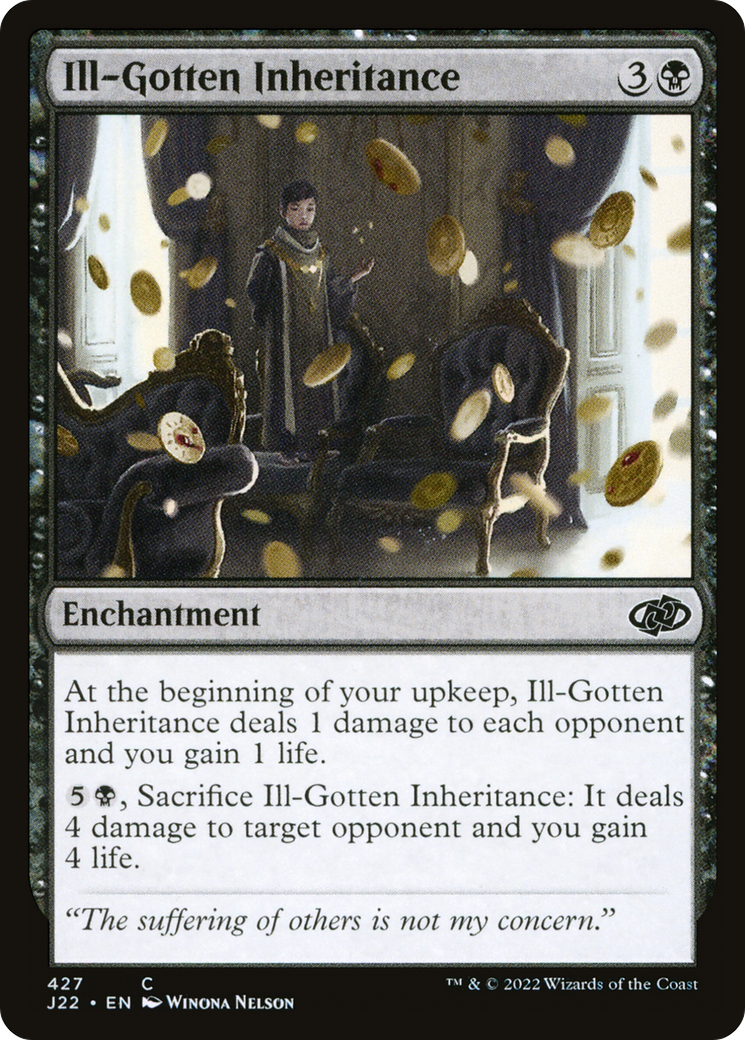 Ill-Gotten Inheritance (J22-427) [Jumpstart 2022] MTG Single Wizards of the Coast