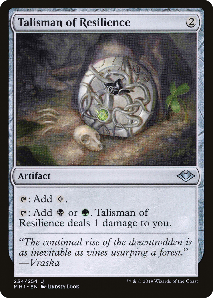 Talisman of Resilience (MH1-234) [Modern Horizons] MTG Single Modern Horizons