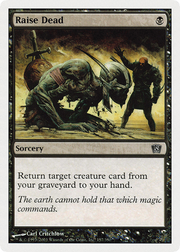 Raise Dead (8ED-157) [8th Edition] MTG Single Wizards of the Coast