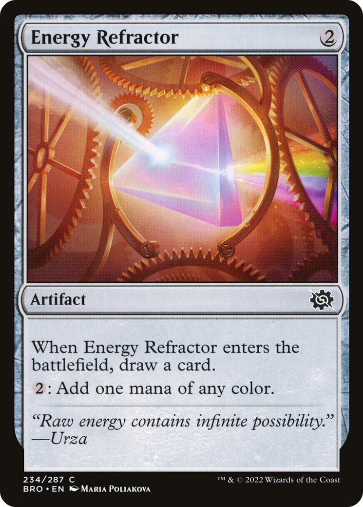 Energy Refractor (BRO-234) [The Brothers' War] Foil MTG Single Wizards of the Coast