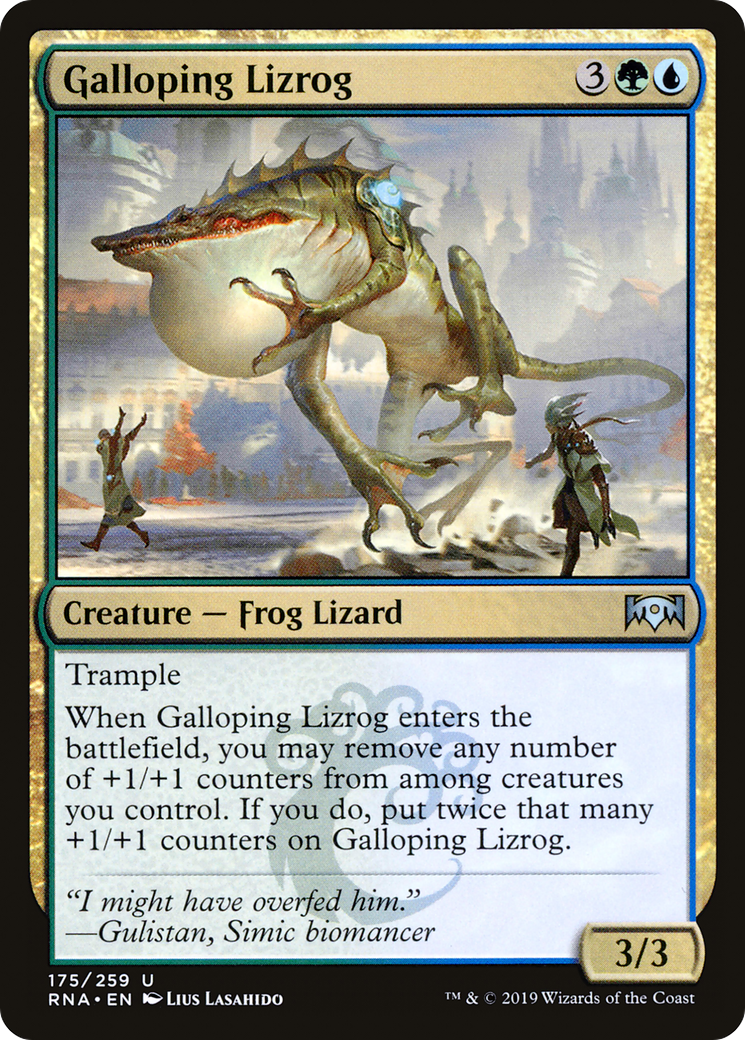 Galloping Lizrog (RNA-175) [Ravnica Allegiance] MTG Single Wizards of the Coast
