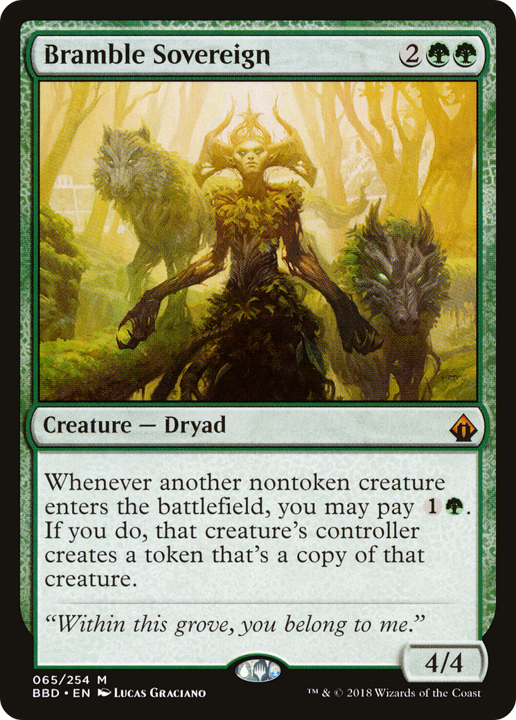 Bramble Sovereign (BBD-065) [Battlebond] Foil MTG Single Wizards of the Coast