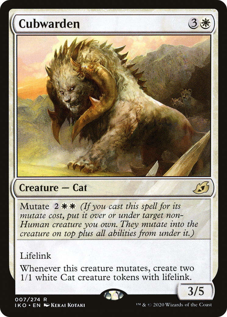 Cubwarden (IKO-007) [Ikoria: Lair of Behemoths] Foil MTG Single Wizards of the Coast