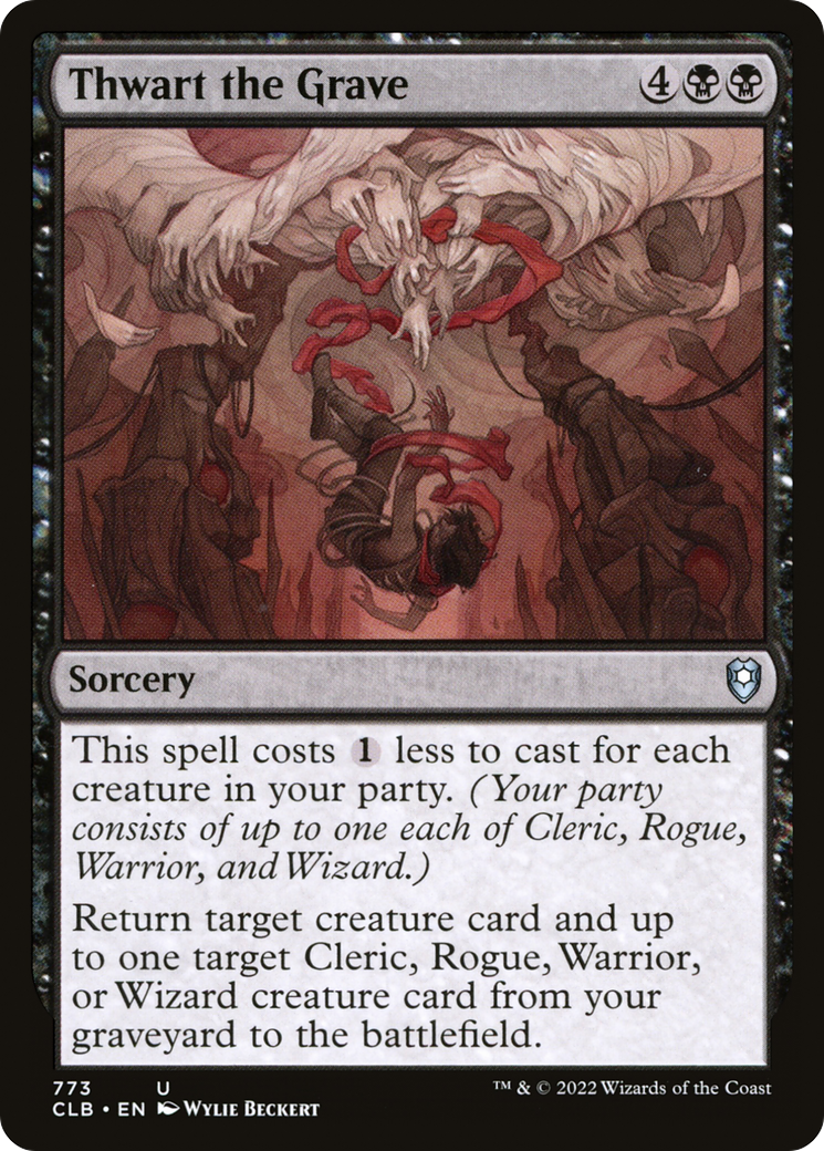 Thwart the Grave (CLB-773) [Commander Legends: Battle for Baldur's Gate] MTG Single Wizards of the Coast