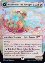 Nicol Bolas, the Ravager (SLD-1158) [Secret Lair] Drop (Borderless) Foil MTG Single Wizards of the Coast