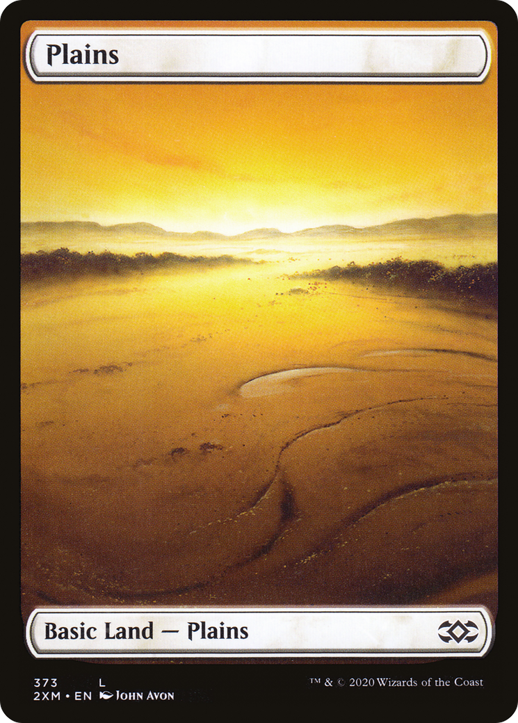 Plains (2XM-373) [Double Masters] Foil MTG Single Wizards of the Coast