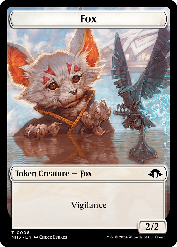 Fox Token [Tokens] Modern Horizons 3 Tokens MTG Single Magic: The Gathering