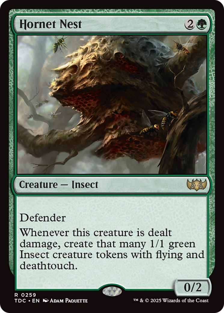 Hornet Nest (TDC-259) [Commander: Tarkir: Dragonstorm] MTG Single Wizards of the Coast