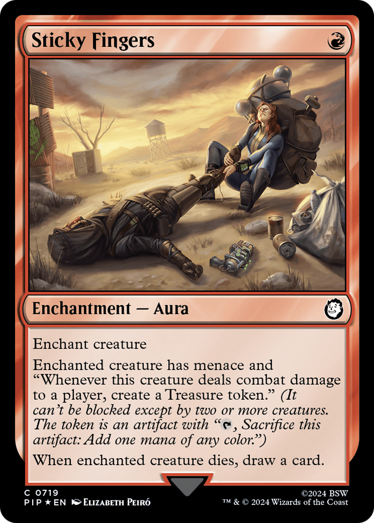Sticky Fingers (Surge Foil) (PIP-719) [Fallout] Foil MTG Single Wizards of the Coast