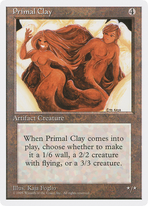 Primal Clay (4ED-342) [Fourth Edition] MTG Single Wizards of the Coast