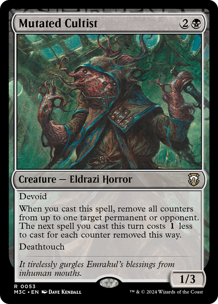 Mutated Cultist [Modern Horizons 3 Commander] MTG Single Magic: The Gathering