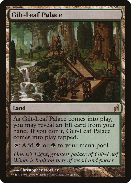 Gilt-Leaf Palace (LRW-268) [Lorwyn] Foil MTG Single Wizards of the Coast