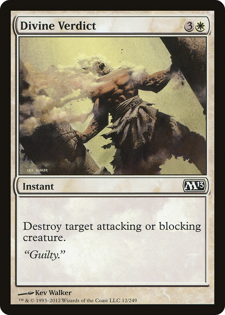 Divine Verdict (M13-012) [Magic 2013] Foil MTG Single Wizards of the Coast