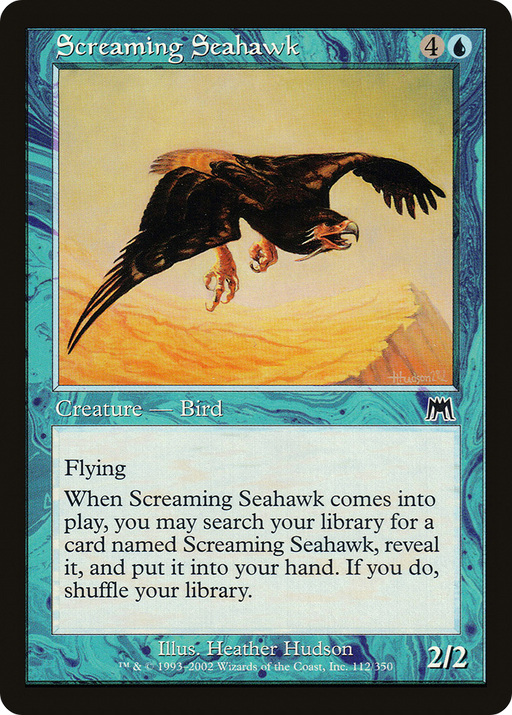 Screaming Seahawk (ONS-112) [Onslaught] MTG Single Wizards of the Coast