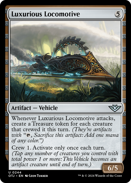 Luxurious Locomotive (OTJ-244) [Outlaws of Thunder Junction] MTG Single Wizards of the Coast