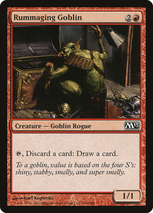 Rummaging Goblin (M13-146) [Magic 2013] MTG Single Wizards of the Coast