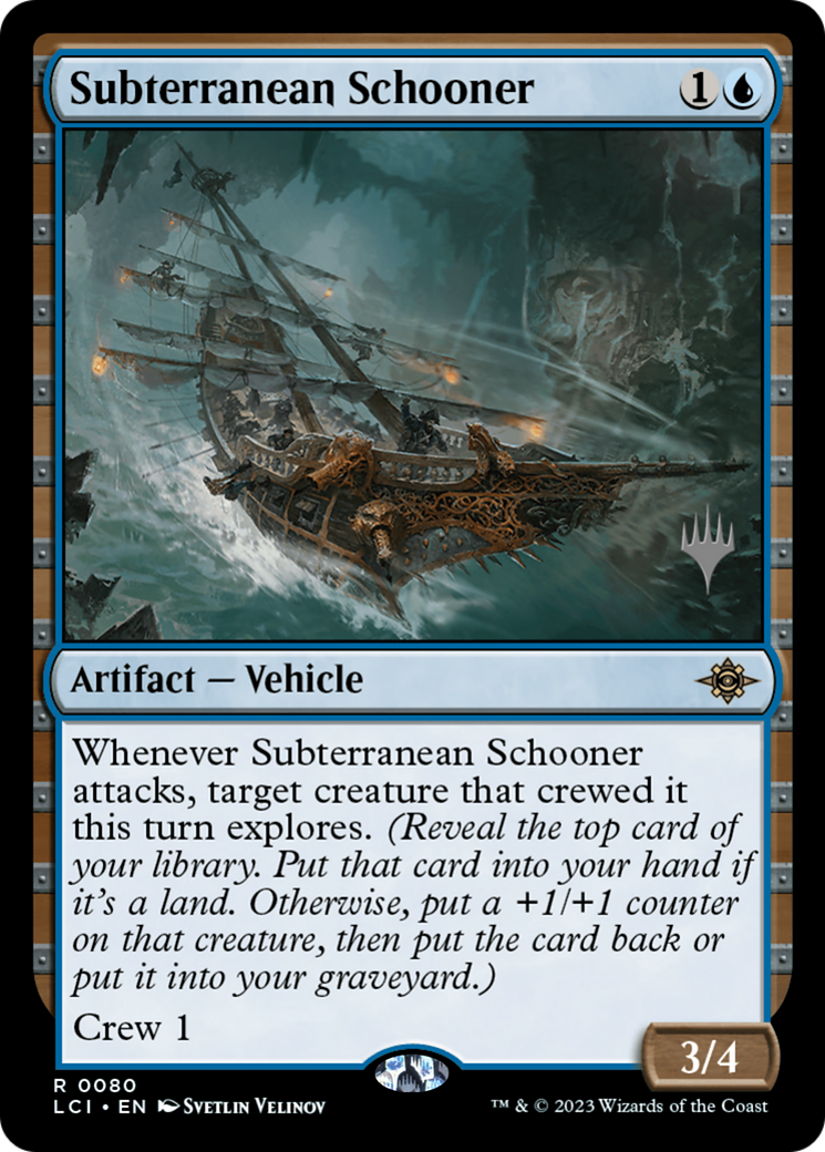 Subterranean Schooner (PPLCI-080) [The Lost Caverns of Ixalan Promos] MTG Single Wizards of the Coast