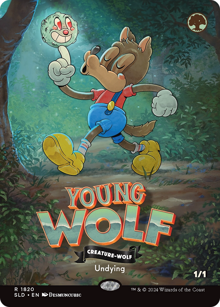 Young Wolf (SLD-1820) [Secret Lair] Drop (Borderless) MTG Single Wizards of the Coast