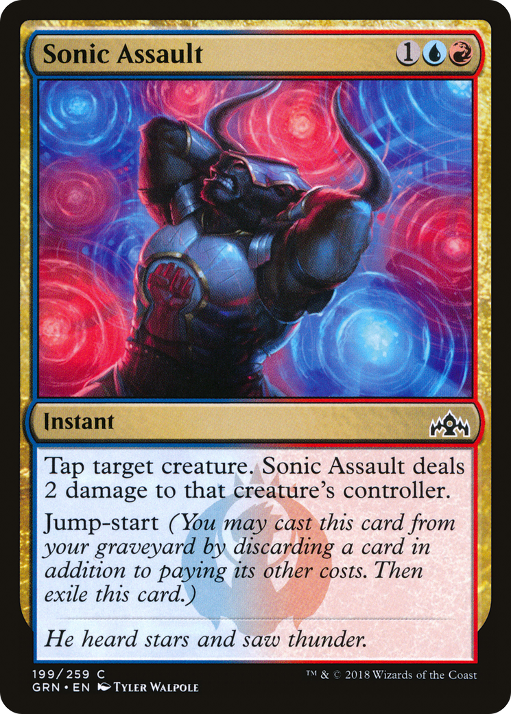 Sonic Assault (GRN-199) [Guilds of Ravnica] Foil MTG Single Wizards of the Coast