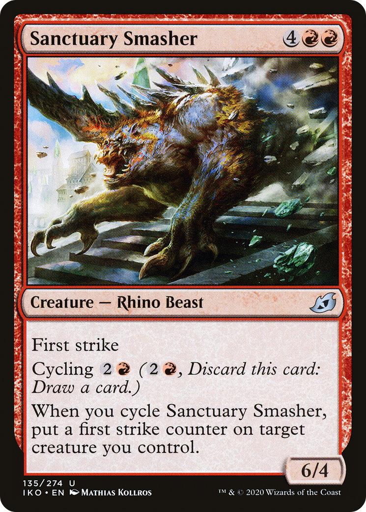 Sanctuary Smasher (IKO-135) [Ikoria: Lair of Behemoths] MTG Single Wizards of the Coast