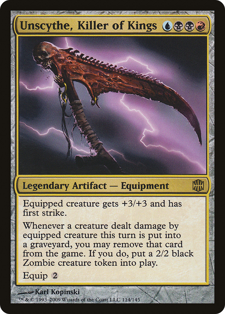Unscythe, Killer of Kings (ARB-114) [Alara Reborn] MTG Single Wizards of the Coast