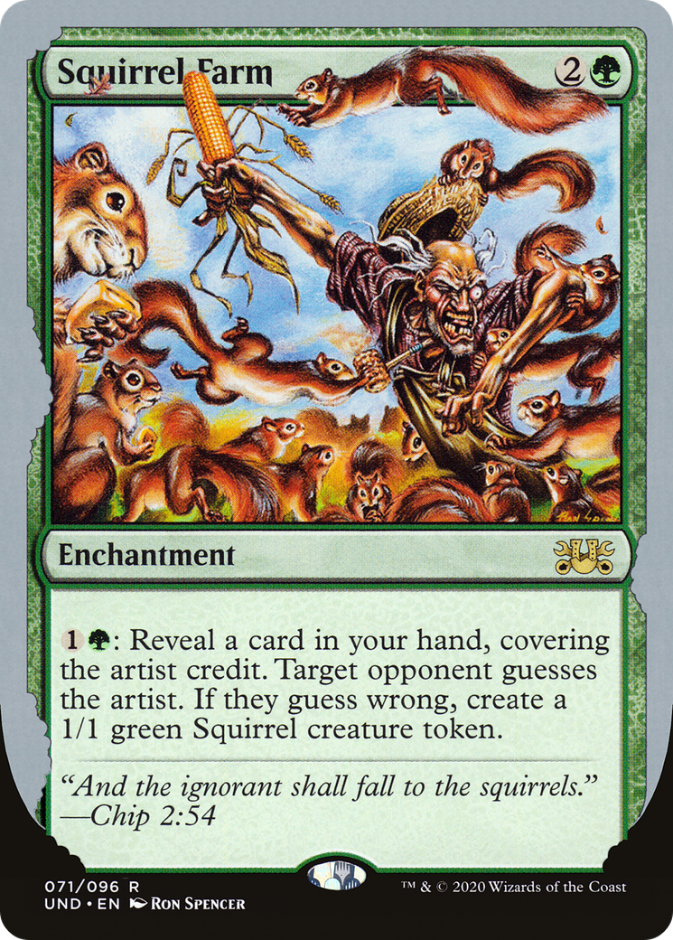 Squirrel Farm (UND-071) [Unsanctioned] MTG Single Wizards of the Coast