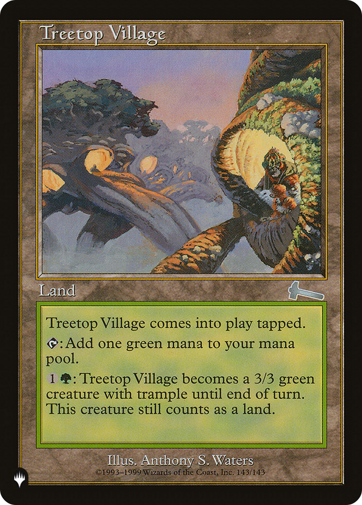 Treetop Village (LIST-143/143) [Mystery Booster] The List MTG Single Wizards of the Coast