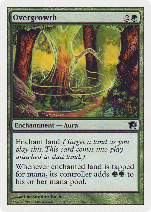 Overgrowth (9ED-262) [9th Edition] Foil MTG Single Wizards of the Coast