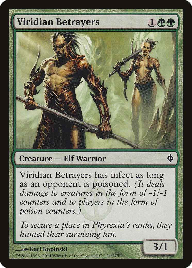 Viridian Betrayers (NPH-124) [New Phyrexia] Foil MTG Single Wizards of the Coast