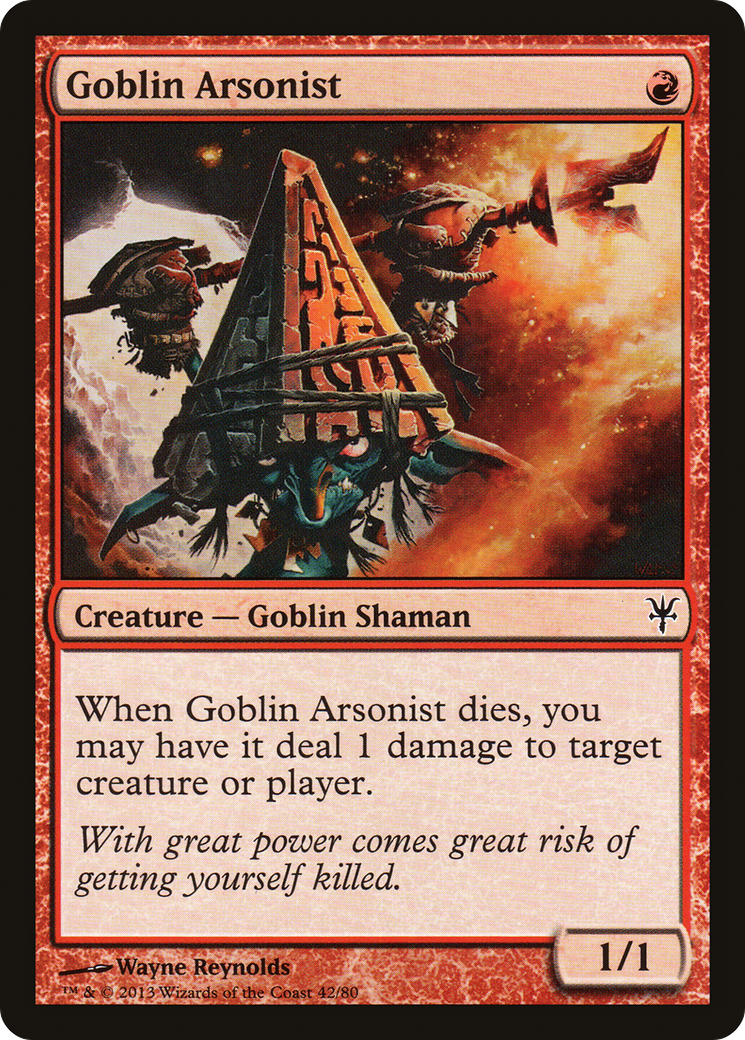 Goblin Arsonist (DDK-042) [Misc] Duel Decks: Sorin vs. Tibalt MTG Single Wizards of the Coast