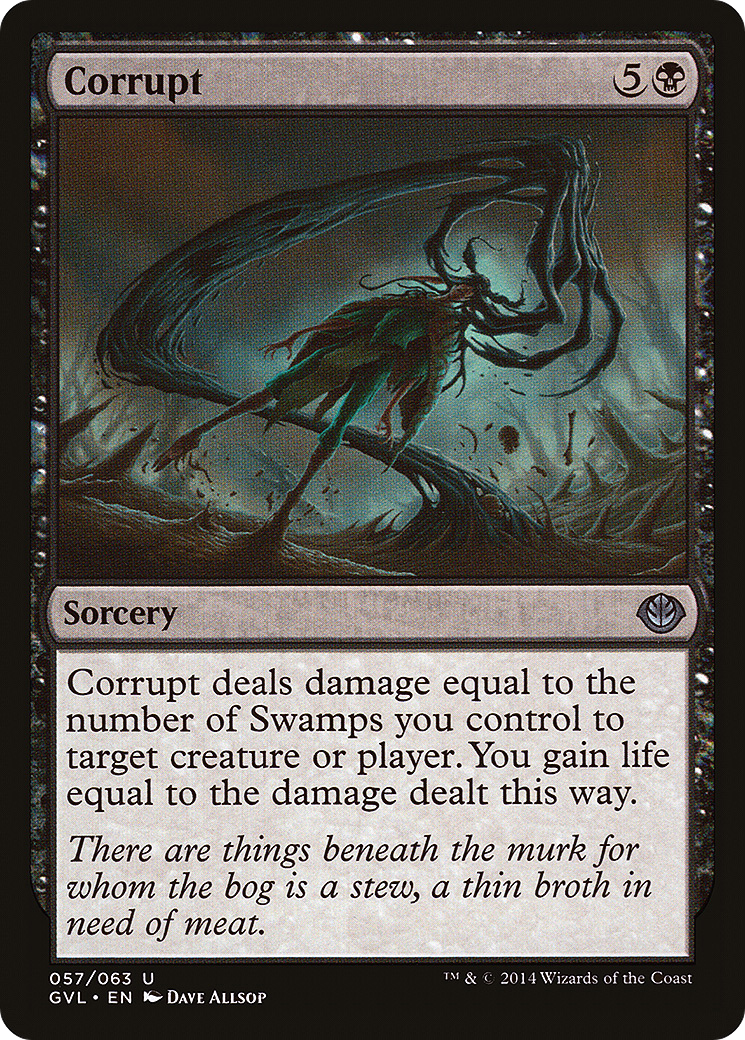 Corrupt (GVL) (DD3-057) [Misc] Duel Decks Anthology: Garruk vs. Liliana MTG Single Wizards of the Coast